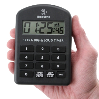 ThermoWorks Extra Big & Loud Timer Volume Control Splash Proof W