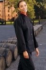 Female Black Chef jacket including Embroidered ESBOCES Logo & Student Name