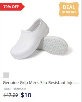 Schools: Genuine Grip Mens Slip-Resistant Injection Clogs #3805