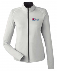 Ladies Full Zip Swannnies Golf with 3" CVTC Embroidered Logo