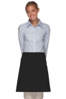 Black Half Bistro Apron with pockets