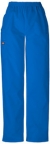 Royal Blue Female Elastic Waist Scrub Pant UMass