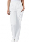 White Female Scrub Pant