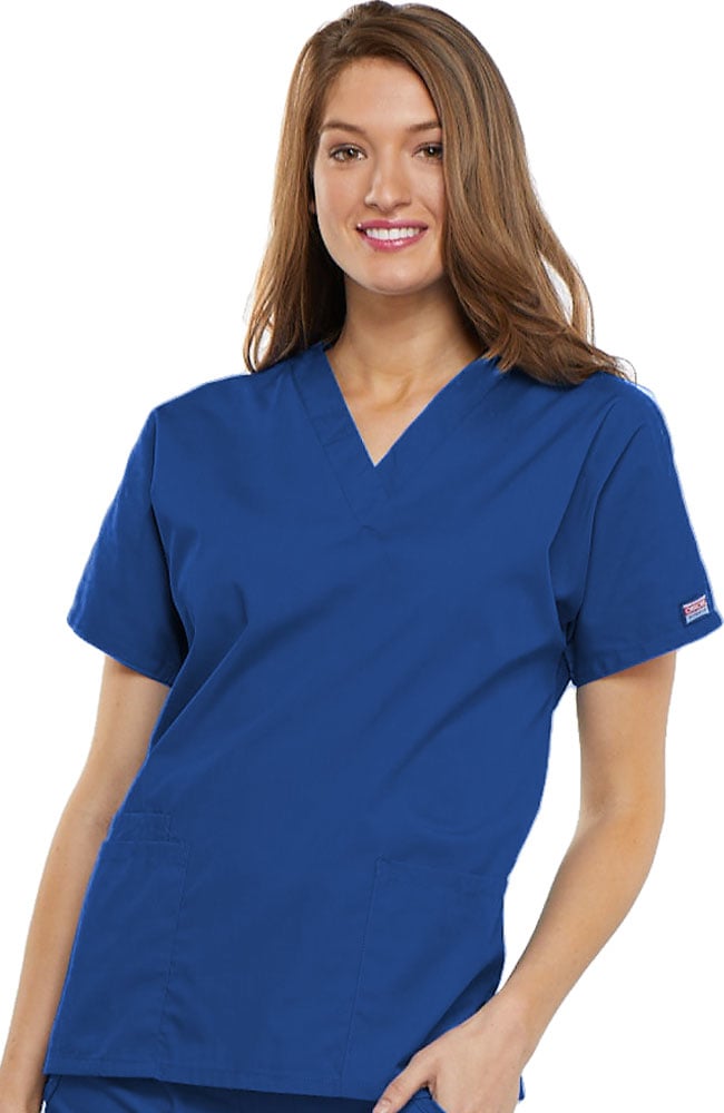 Women's Los Angeles Rams Concepts Sport Royal Scrub Top