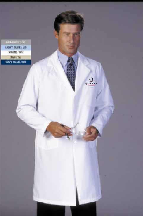 Logo Doctor Coat Embroidery Schools: Men's Lab Coat With
