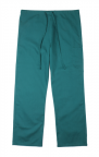Unisex Drawstring Scrub Pants - Hunter Green